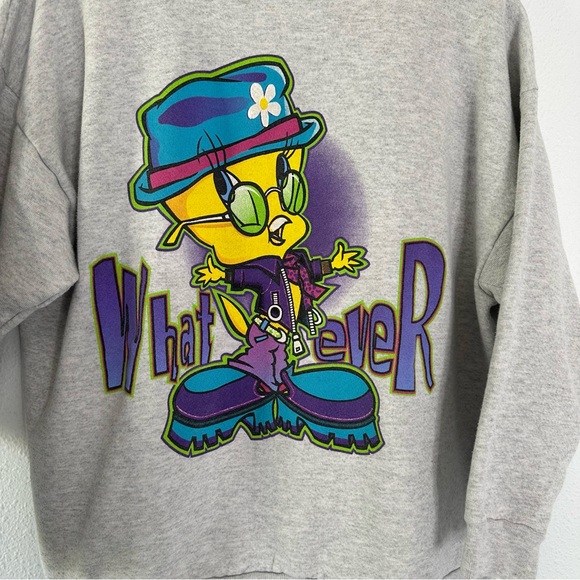 Vintage 90s Tweety Bird Sweater XL - Picture 2 of 5